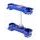 Triple clamp X-TRIG ROCS TECH 40801000, mėlynos spalvos
