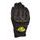 Short leather gloves YOKO BULSA black / yellow S (7)