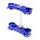 Triple clamp X-TRIG ROCS TECH 40301003, mėlynos spalvos