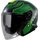 JET helmet AXXIS MIRAGE SV ABS village c6 matt green, M dydžio