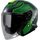 JET helmet AXXIS MIRAGE SV ABS village c6 matt green, XS dydžio