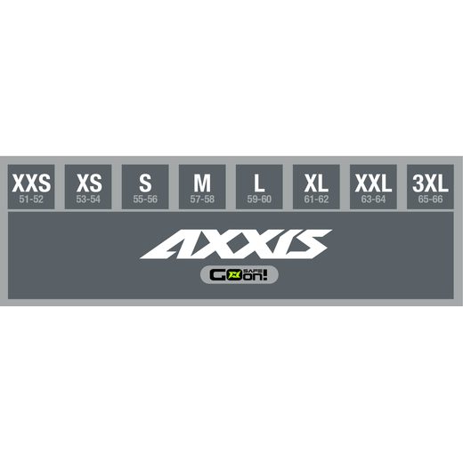 MX HELMET AXXIS WOLF BANDIT C3 MATT YELLOW, XL DYDŽIO