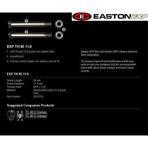 VAIRO MONTAVIMO RINKINYS EASTON EXP EXP TH 90 11.9