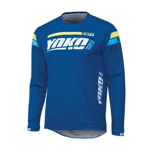 MX JERSEY YOKO TRE BLUE/YELLOW, S DYDŽIO