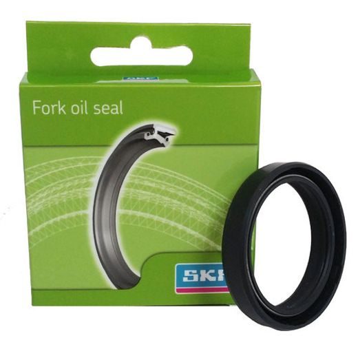 OIL SEAL SKF SKF SHOWA OSB-41S 41X54X9MM SPACER 2.00 MM, JUODOS SPALVOS