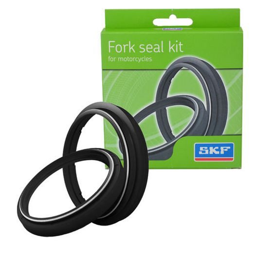 SEALS KIT (OIL - DUST) SKF SHOWA KITB-45S 45MM, JUODOS SPALVOS