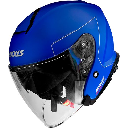 JET HELMET AXXIS MIRAGE SV ABS SOLID A7 MATT BLUE, XXL DYDŽIO