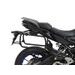 COMPLETE SET OF BLACK ALUMINUM CASES SHAD TERRA, 48L TOPCASE + 36L / 47L SIDE CASES, INCLUDING MOUNTING KIT AND PLATE SHAD YAMAHA MT-09 TRACER / TRACER 900