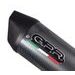 SLIP-ON EXHAUST GPR FURORE CAN.3.FUPO MATTE BLACK INCLUDING REMOVABLE DB KILLER AND LINK PIPE