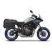 COMPLETE SET OF 47L / 47L SHAD TERRA BLACK ALUMINUM SIDE CASES, INCLUDING MOUNTING KIT SHAD YAMAHA MT-07 TRACER / TRACER 700