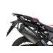 COMPLETE SET OF BLACK ALUMINUM CASES SHAD TERRA, 48L TOPCASE + 36L / 47L SIDE CASES, INCLUDING MOUNTING KIT AND PLATE SHAD HONDA CRF 1000 AFRICA TWIN
