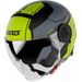 JET HELMET AXXIS RAVEN SV ABS MILANO MATT FLUOR YELLOW, XS DYDŽIO