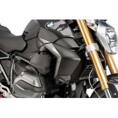 Radiator side panels PUIG 7694J matt black stickers included