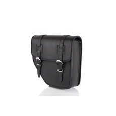 Leather saddlebag CUSTOMACCES IBIZA AP0006N, melns right
