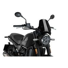 Windshield PUIG NEW. GEN SPORT 9747N, melns