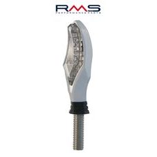 pagrieziena rādītājs RMS 246480381 silver look, transparent lens E-mark