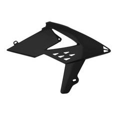 Radiator scoops POLISPORT (pair), melns