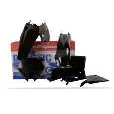 Plastmasas daļu komplekti POLISPORT, melns