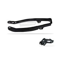 Chain guide / slider kit POLISPORT, melns