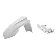 priekšējais dubļu sargs POLISPORT with adaptor balts