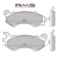 BREMŽU UZLIKAS RMS 225102780 ORGANISKS