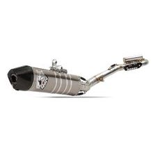 Full exhaust system 1x1 MIVV OVAL M.KA.015.SXC.F Nerūsējošā tērauda/Carbon cap