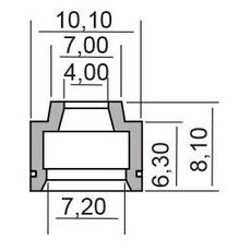 Eļļas blīvslēgs RMS 100669250 valve stem
