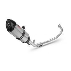 Full exhaust system 1x1 MIVV SUONO Y.047.L7 Nerūsējošā tērauda/Carbon cap