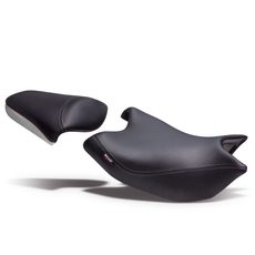 Comfort seat SHAD SHH0N710CNH heated black/grey, red ending (without logo)