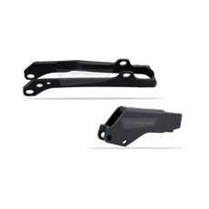 Chain guide / slider kit POLISPORT, melns