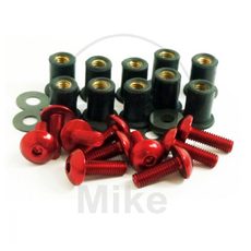 Fairing bolts JMP M5 aluminium sarkans