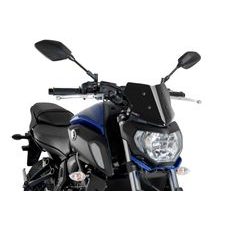 Windshield PUIG NEW. GEN SPORT 9666N, melns