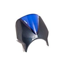 Windshield PUIG VISION 005CA carbon look/blue