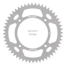 Rear ALU sprocket SUPERSPROX RAL-209:54-BLK, melns 54T, 420