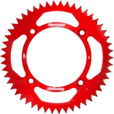 Rear ALU sprocket SUPERSPROX RAL-209:50-RED sarkans 50T, 420