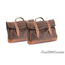 Leather saddlebag CUSTOMACCES VINTAGE ALV001T brown, pāris