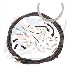Universal throttle cables Venhill U01-4-888/A-BK for 888, melns