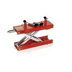 Scissor lift jack PUIG 5608R sarkans with adaptors