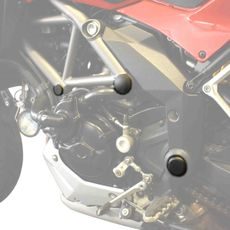 Chassis cap covers PUIG 9635N, melns