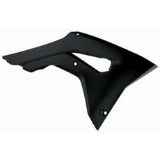 Radiator scoops POLISPORT (pair), melns