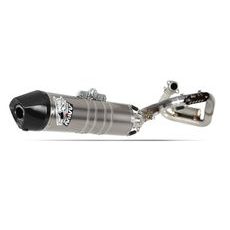 Full exhaust system 1x1 MIVV OVAL M.HO.032.LXC.F Nerūsējošā tērauda/Carbon cap