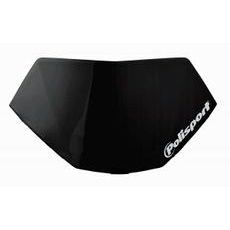 Headlight removable number plate POLISPORT HALO LED, melns