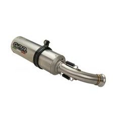 SLIP-ON EXHAUST GPR M3 E5.K.165.CAT.M3.INOX BRUSHED STAINLESS STEEL INCLUDING REMOVABLE DB KILLER, LINK PIPE AND CATALYST