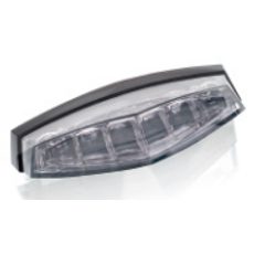 Brake rear light PUIG (85 x 20 mm) 6073W clear lens with license light