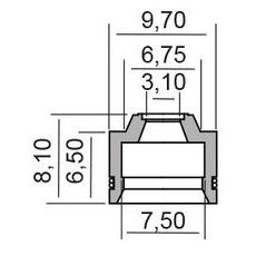 Eļļas blīvslēgs RMS 100669230 valve stem