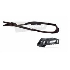 Chain guide / slider kit POLISPORT, melns