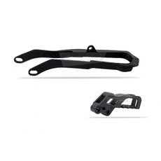 Chain guide / slider kit POLISPORT, melns