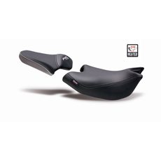 Comfort seat SHAD SHH0NS700CH heated black/grey, grey seams