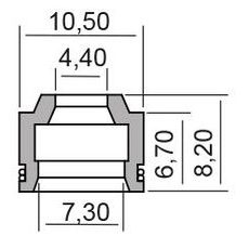 Eļļas blīvslēgs RMS 100669240 valve stem