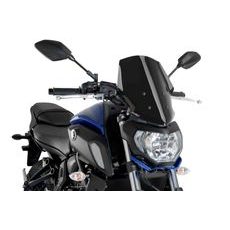Windshield PUIG NEW. GEN SPORT 9667N, melns